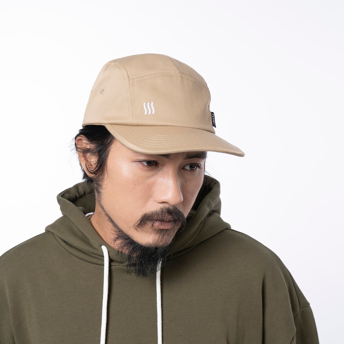 FLOWS CAP04 Woven Logo Cap