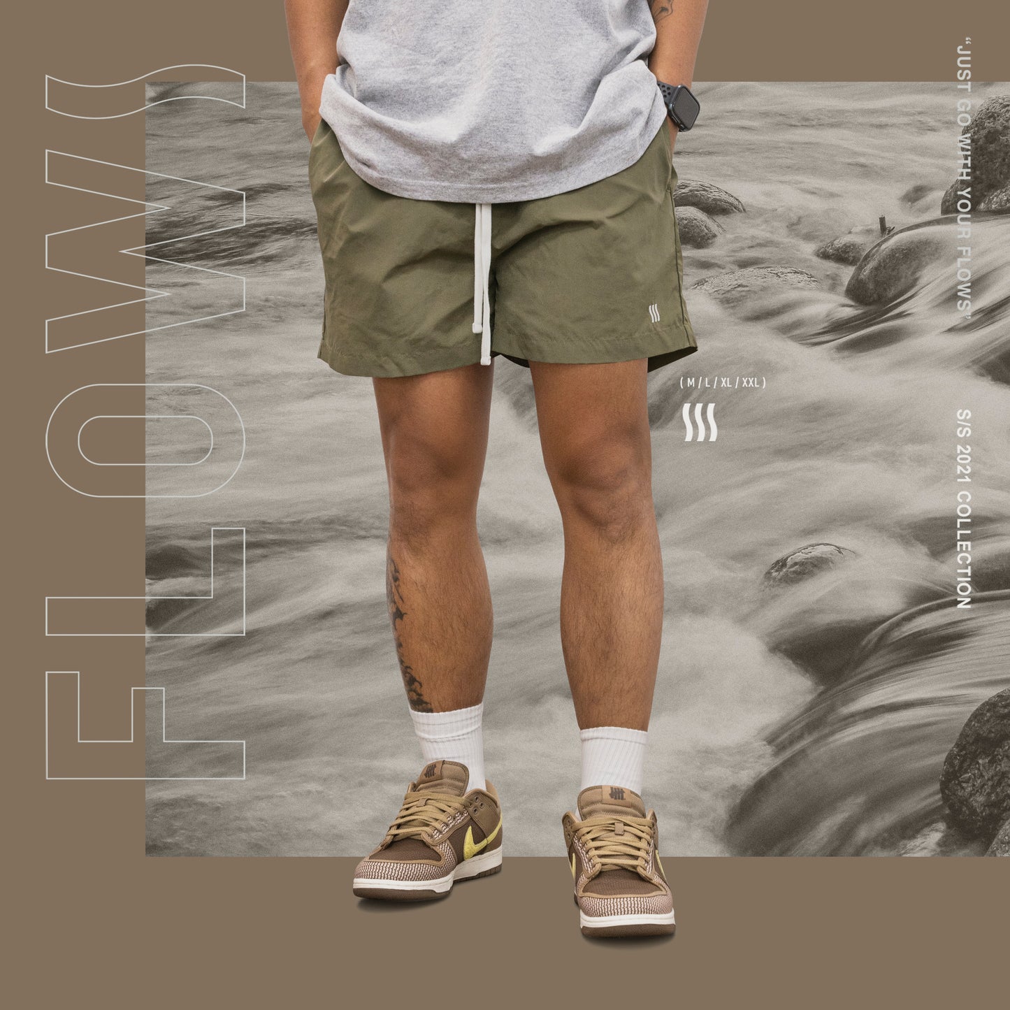 FLOWS SHT03 Nylon Shorts
