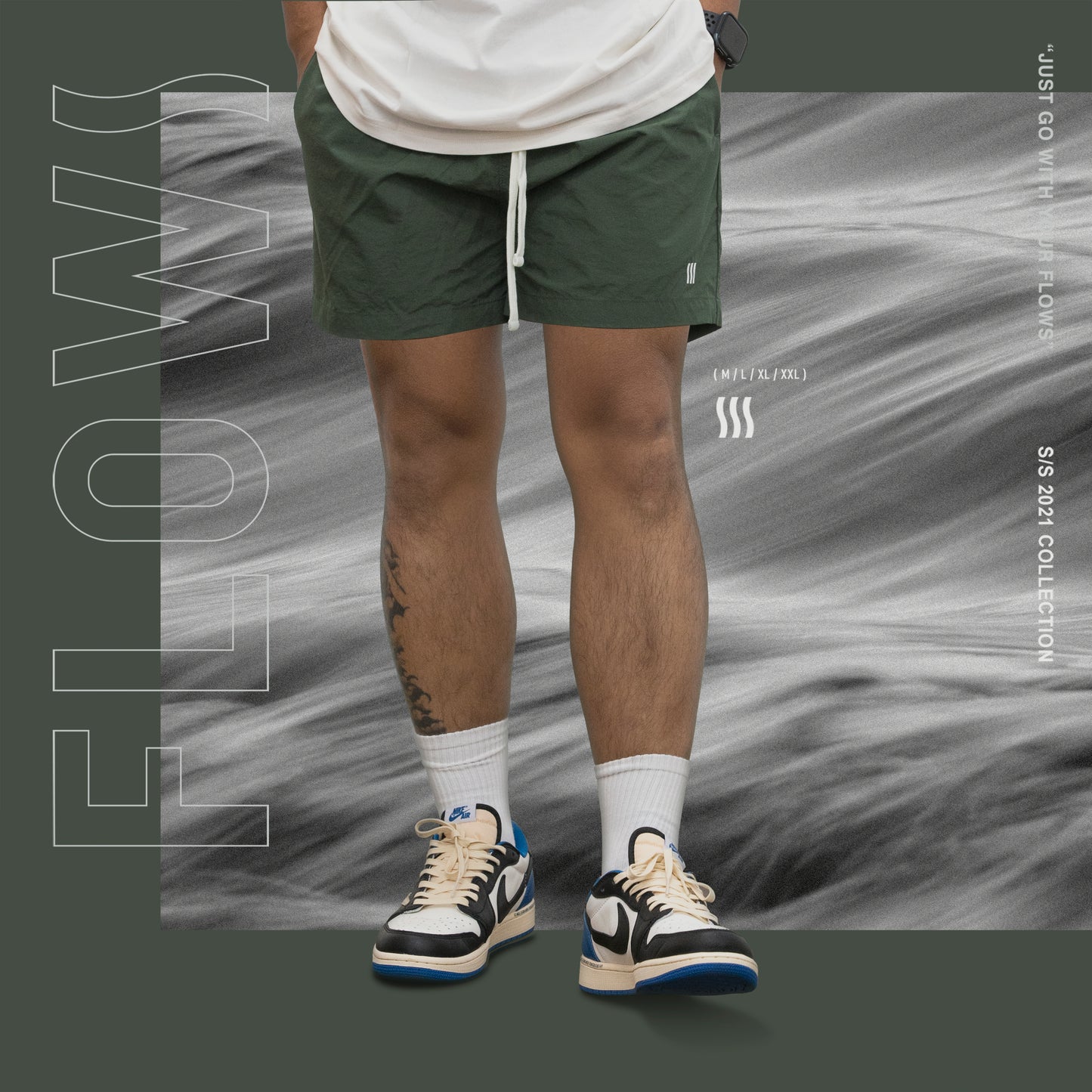 FLOWS SHT03 Nylon Shorts