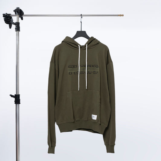 FLOWS HOD02 Patched Logo Hoodie