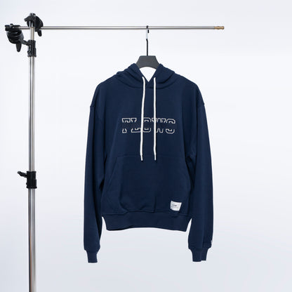 FLOWS HOD02 Patched Logo Hoodie