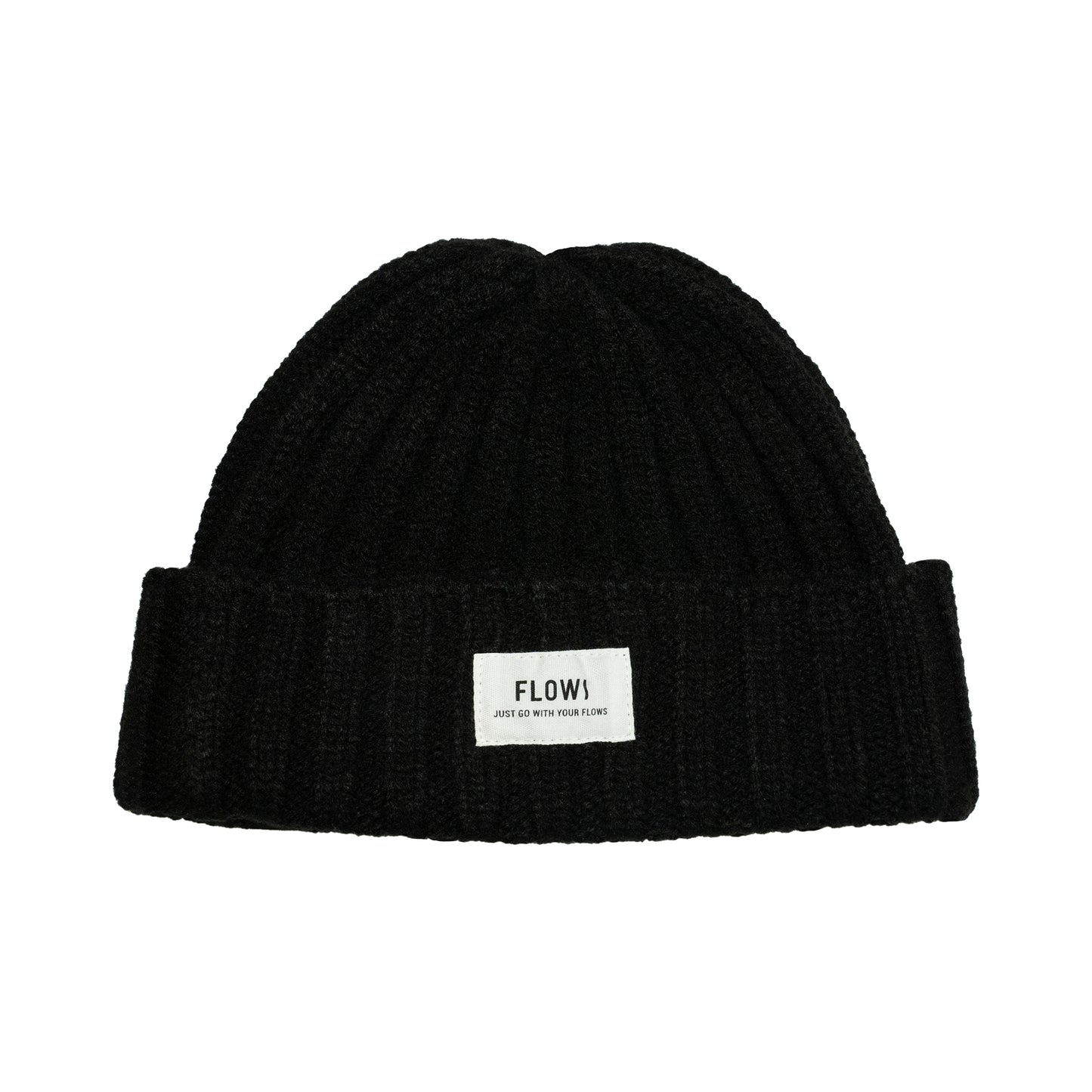 FLOWS BEA01 Label patch beanie