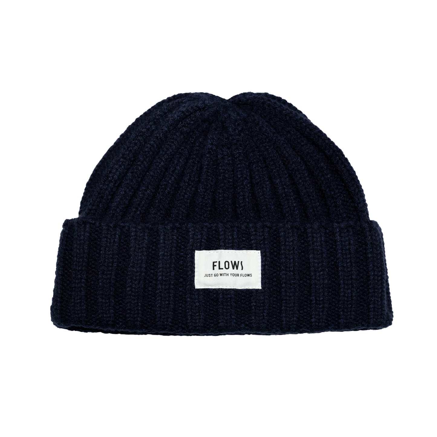 FLOWS BEA01 Label patch beanie