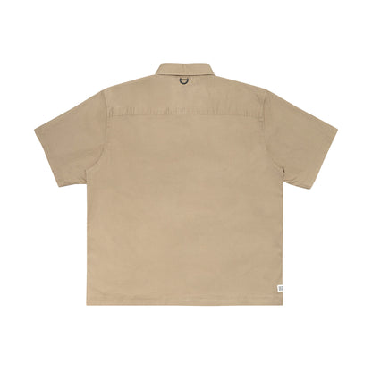 FLOWS SHI01 Cotton Spandex Poplin Worker Shirt