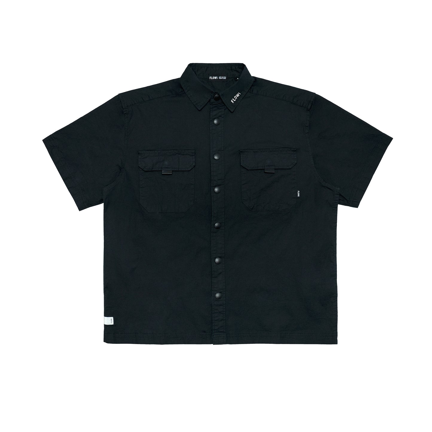 FLOWS SHI01 Cotton Spandex Poplin Worker Shirt
