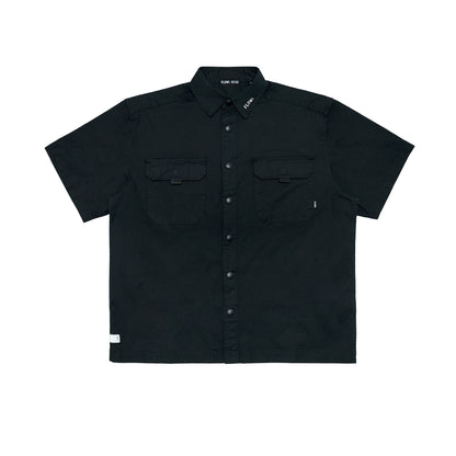 FLOWS SHI01 Cotton Spandex Poplin Worker Shirt