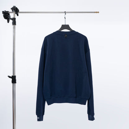 FLOWS SWT02 Logo Badge Crewneck Sweatshirt