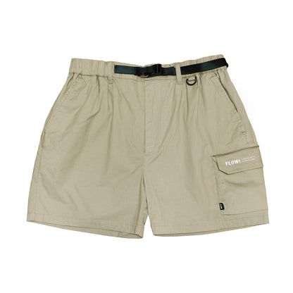 FLOWS SHT02 Cotton Spandex Poplin Cargo Shorts