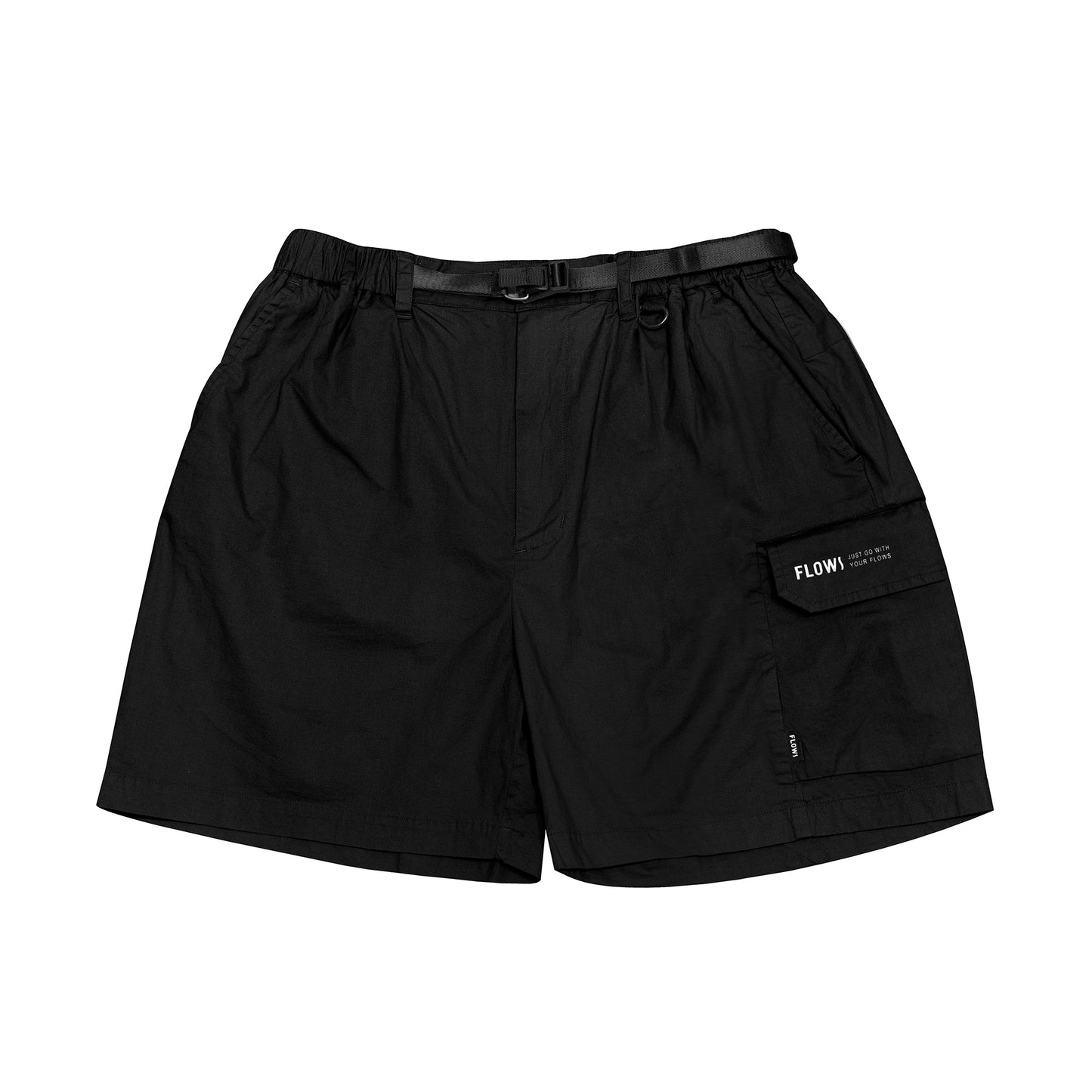 FLOWS SHT02 Cotton Spandex Poplin Cargo Shorts