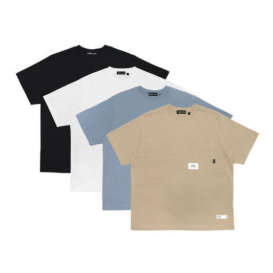 FLOWS TEE04 Label Pocket T-Shirt