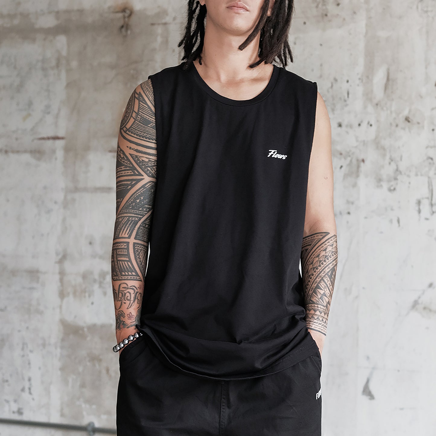 FLOWS TAN02 Tank top