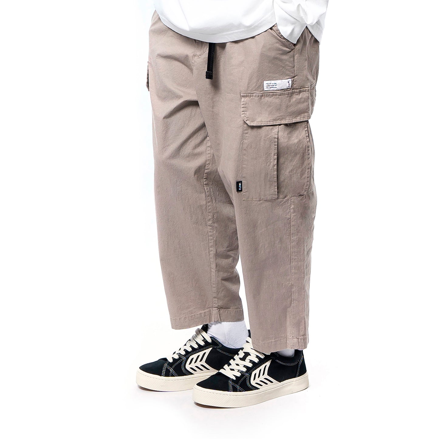 FLOWS PAN02 Cotton Spandex Poplin Cargo pants