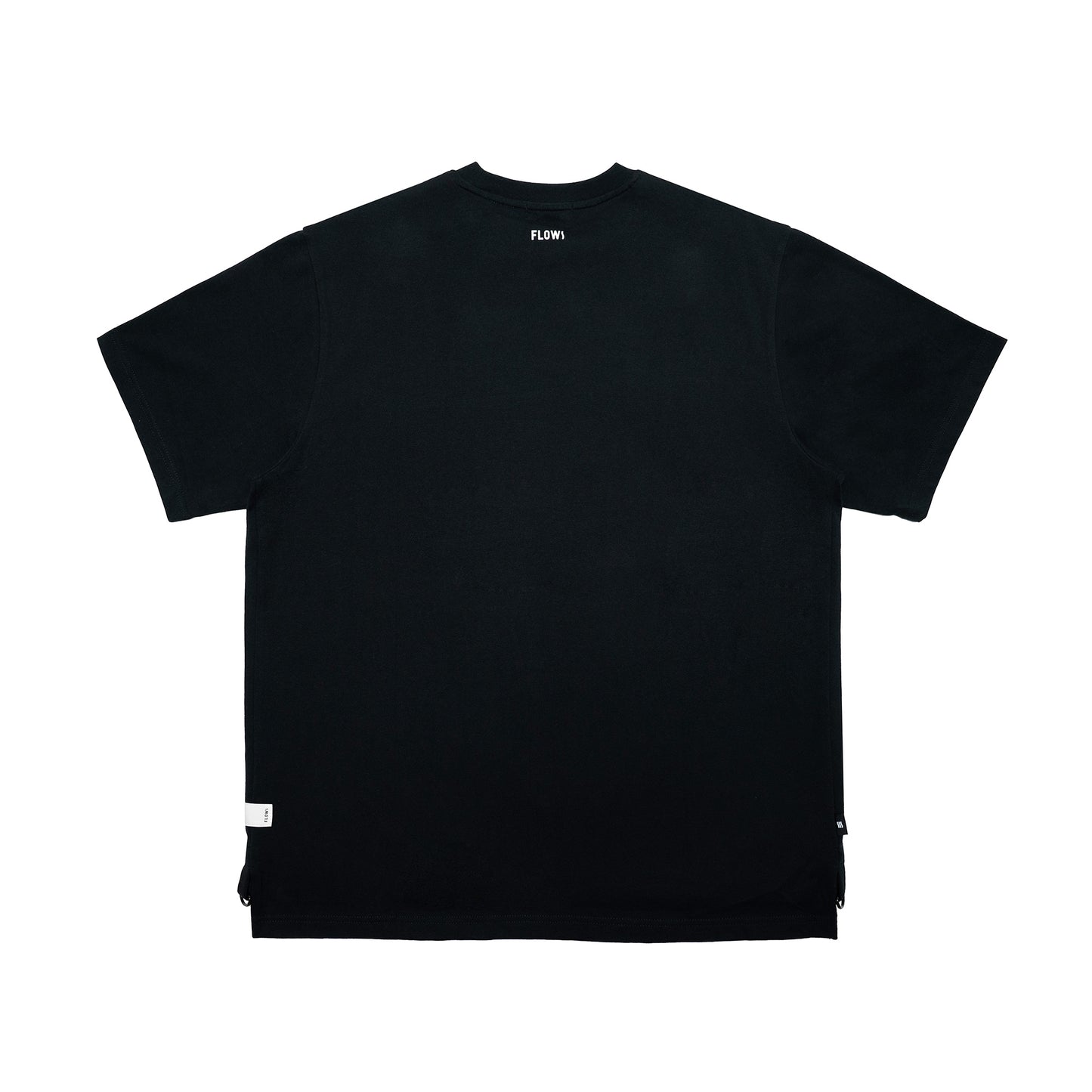 FLOWS TEE03 Logo with side panels T-Shirt